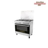 TORNADO 90CM - 5 Burners - Stainless+ full Safety +  Dishwarmer + Convection One fan