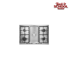 TORNADO 90CM - 5 Burners - Stainless+ full Safety +  Dishwarmer + Convection One fan
