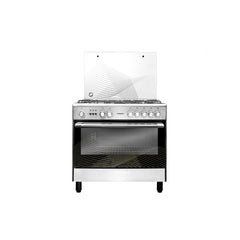 TORNADO 90x60CM - 5 Burners - Stainless + full Safety + Grill