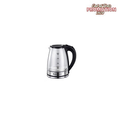 Kettle Platinum 1.7L Glass with LED